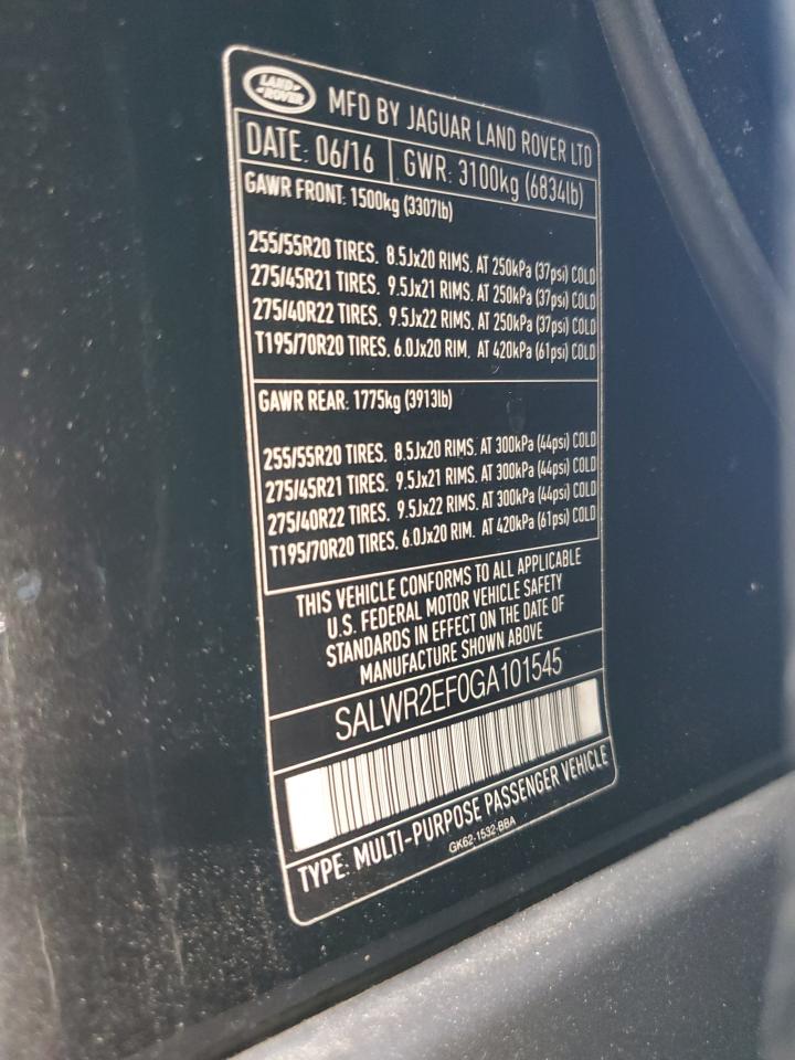 LAND ROVER RANGE ROVER SC