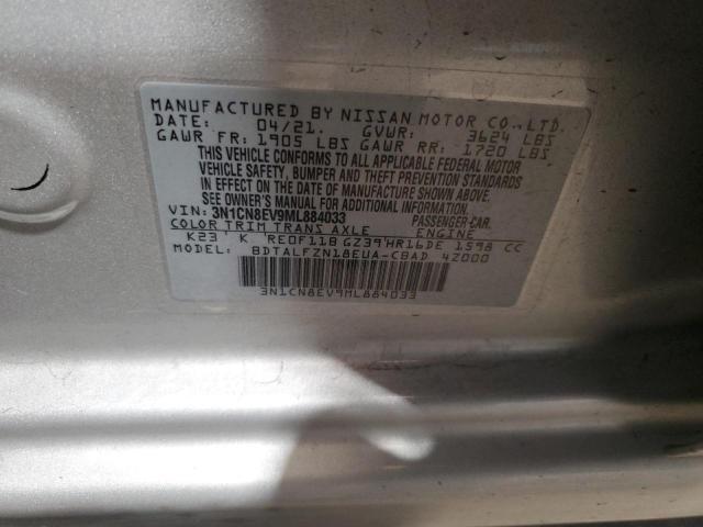 2021 NISSAN VERSA SV 3N1CN8EV9ML884033