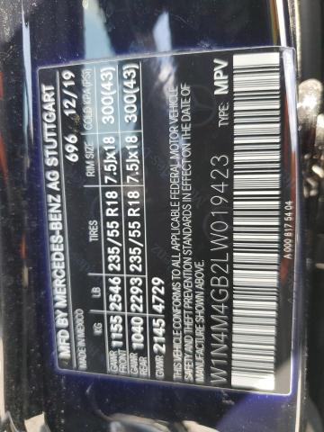 2020 MERCEDES-BENZ GLB 250 W1N4M4GB2LW019423