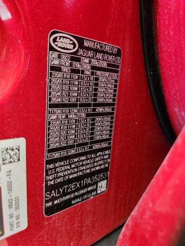 2023 LAND ROVER RANGE ROVER VELAR R-DYNAMIC S SALYT2EX1PA352531