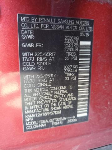 2015 NISSAN ROGUE S - KNMAT2MT8FP571361