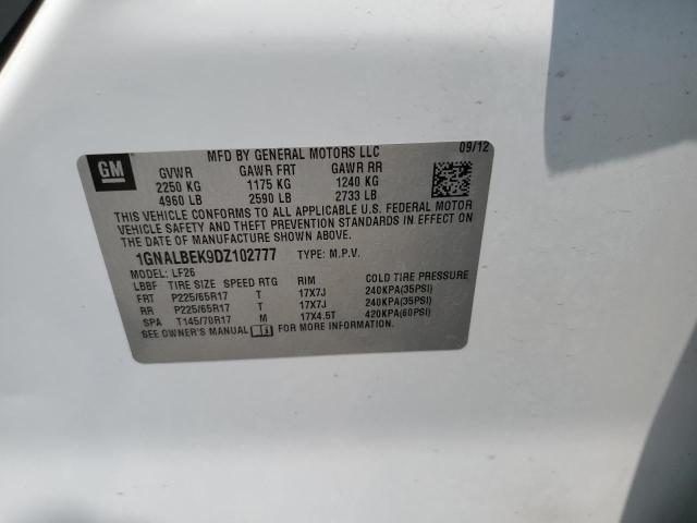 2013 CHEVROLET EQUINOX LS #3293436414
