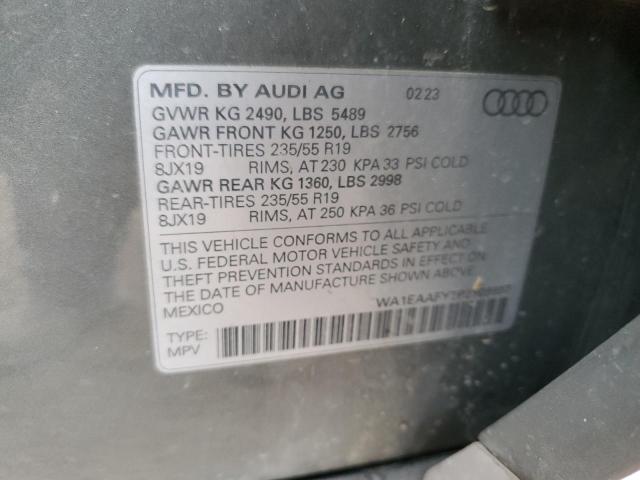 2023 AUDI Q5 PREMIUM WA1EAAFY2P2108697
