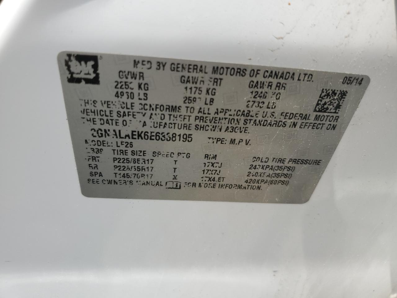 CHEVROLET EQUINOX LS