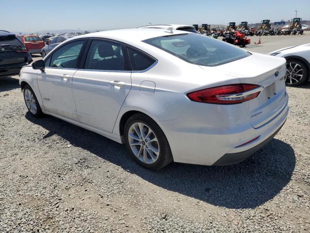 FORD FUSION SE 2019 white  hybrid engine 3FA6P0LU6KR216240 photo #3
