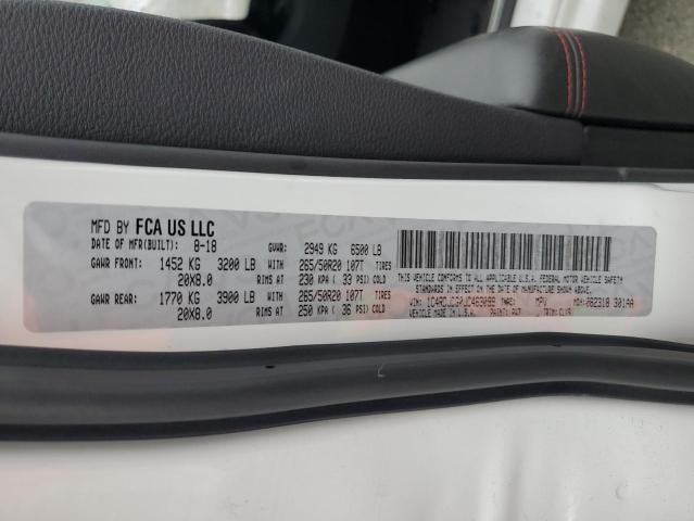 2018 DODGE DURANGO GT 1C4RDJDG0JC463099