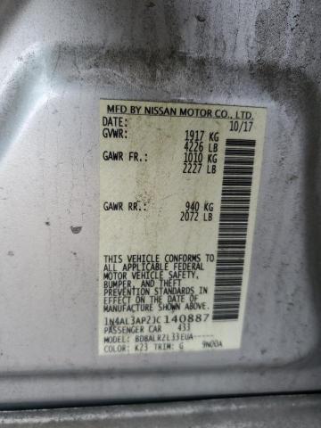 2018 NISSAN ALTIMA 2.5 1N4AL3AP2JC140887