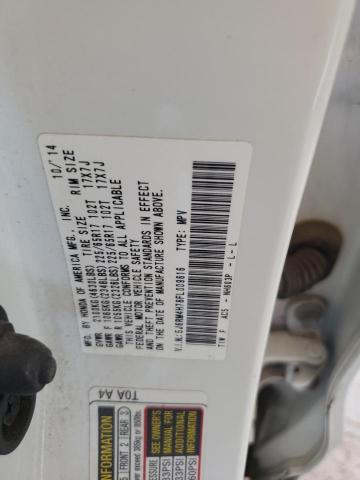 2015 HONDA CR-V EXL 5J6RM4H78FL009616