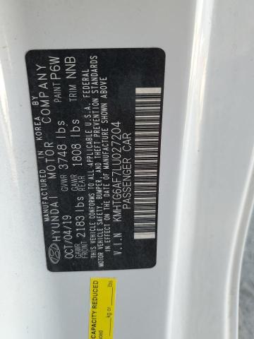 2020 HYUNDAI VELOSTER B KMHTG6AF7LU027204