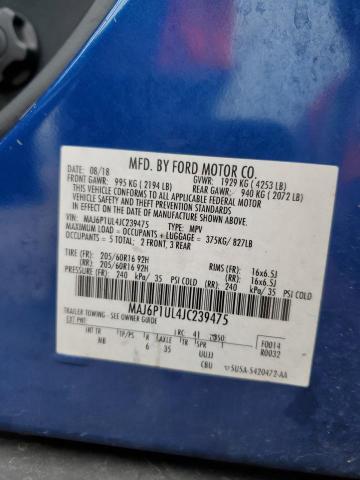 2018 FORD ECOSPORT S - MAJ6P1UL4JC239475