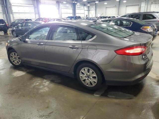 FORD FUSION S 2014 gray  gas 1FA6P0G75E5361460 photo #3
