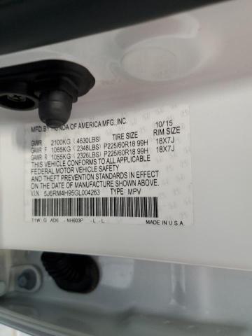 2016 HONDA CR-V TOURI 5J6RM4H95GL004263