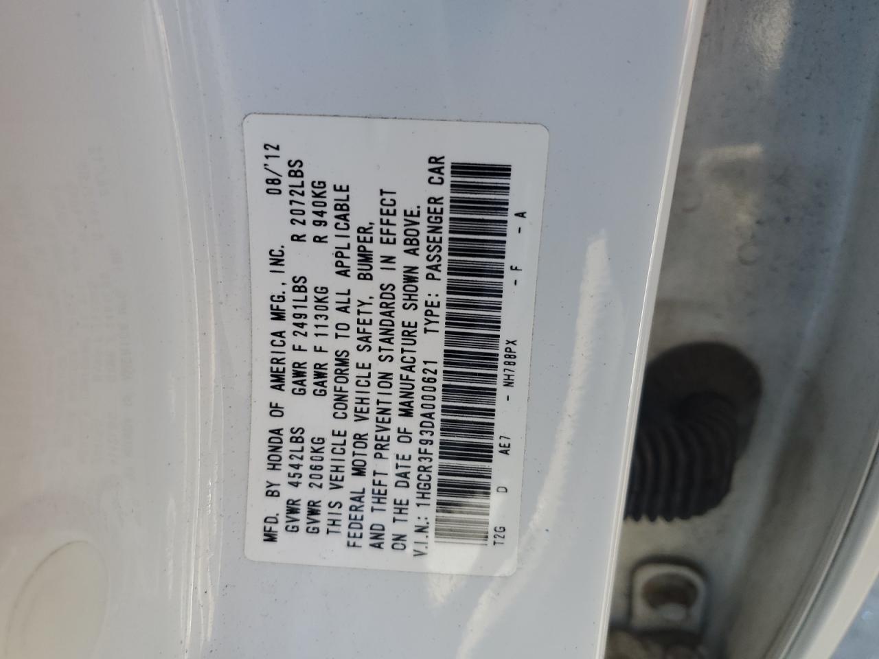 HONDA ACCORD TOURING