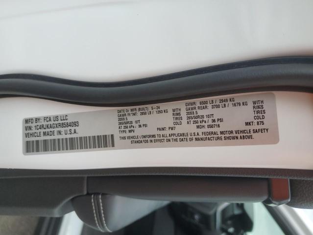 2024 JEEP GRAND CHER 1C4RJKAGXR8584093
