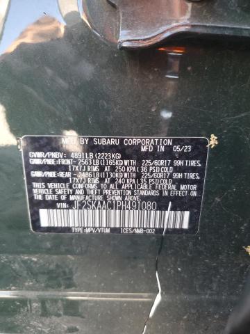 2023 SUBARU FORESTER JF2SKAAC1PH491080