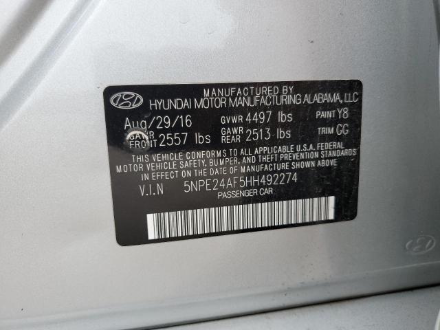 2017 HYUNDAI SONATA SE - 5NPE24AF5HH492274
