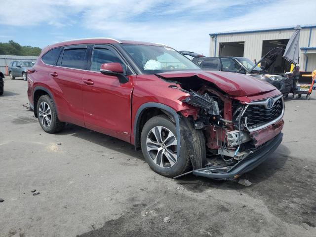 2022 TOYOTA HIGHLANDER HYBRID XLE 5TDGBRCH5NS547056