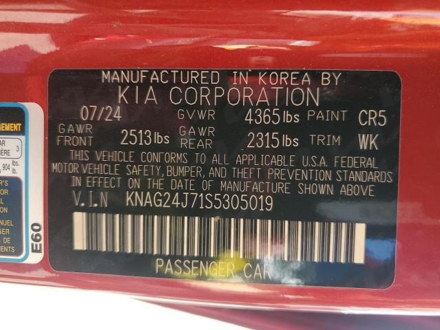 2025 KIA K5 LXS KNAG24J71S5305019