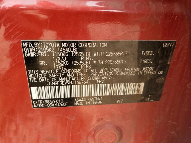 2017 TOYOTA RAV4 XLE - JTMRFREV9HJ166764