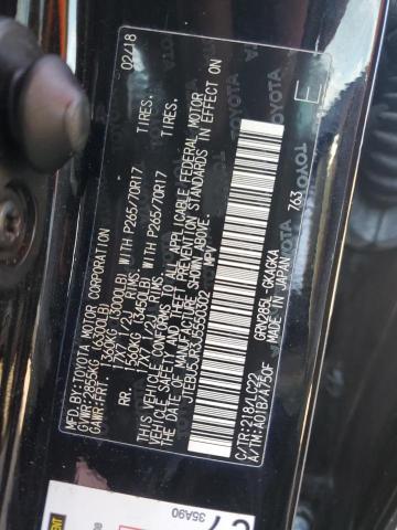 2018 TOYOTA 4RUNNER SR JTEBU5JR3J5550302