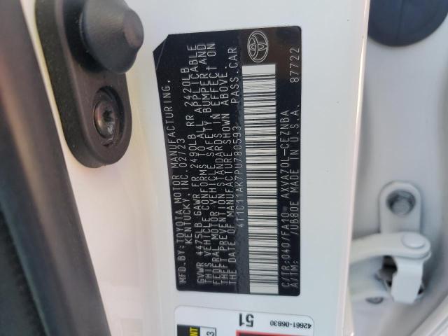 2023 TOYOTA CAMRY LE 4T1C11AK7PU780593