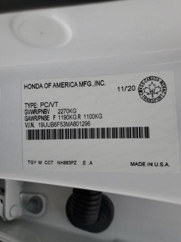2021 ACURA TLX TECH A 19UUB6F53MA801296