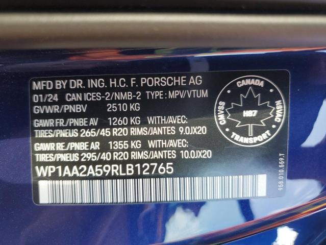 2024 PORSCHE MACAN BASE WP1AA2A59RLB12765