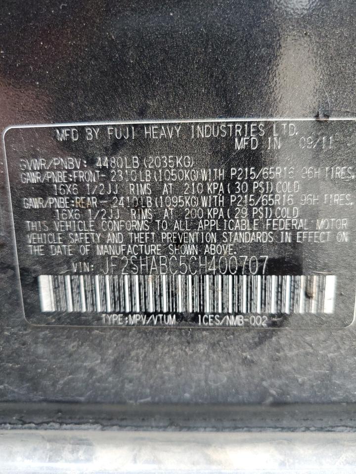 SUBARU FORESTER 2.5X