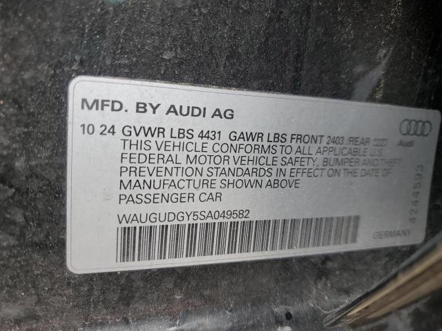 2025 AUDI A3 PREMIUM WAUGUDGY5SA049582