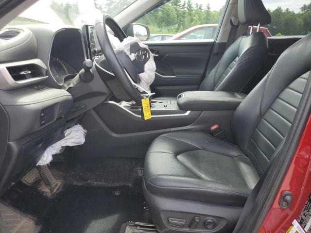 2022 TOYOTA HIGHLANDER HYBRID XLE 5TDGBRCH5NS547056