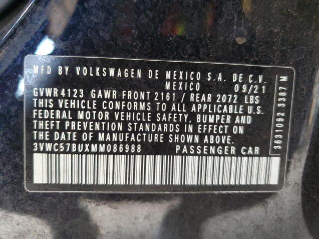 2021 VOLKSWAGEN JETTA S - 3VWC57BUXMM086988