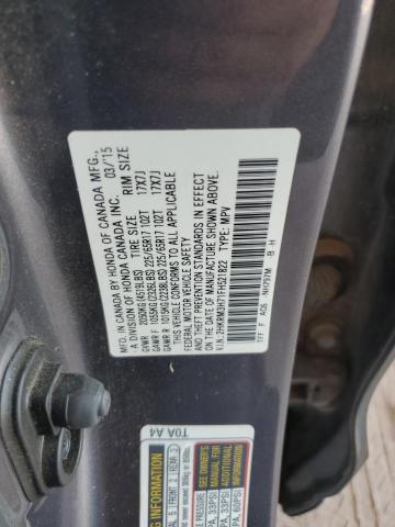 2015 HONDA CR-V EXL 2HKRM3H71FH521822