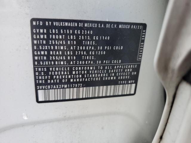 2023 VOLKSWAGEN TIGUAN SE 3VVCB7AX2PM117972