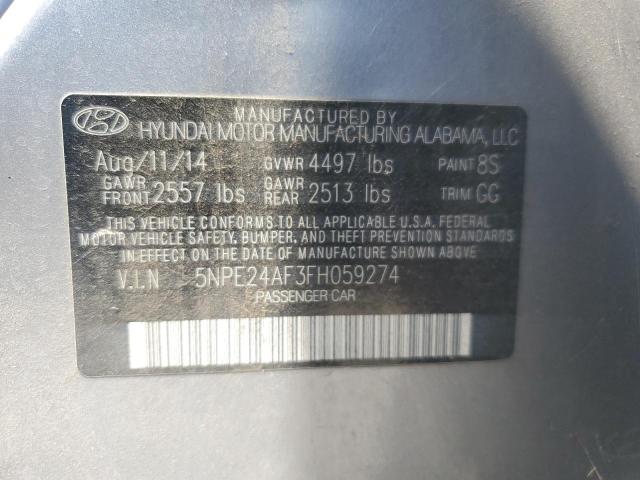 2015 HYUNDAI SONATA SE 5NPE24AF3FH059274
