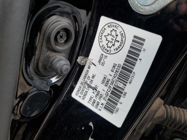 2016 HONDA CIVIC LX 2HGFC2F56GH028330