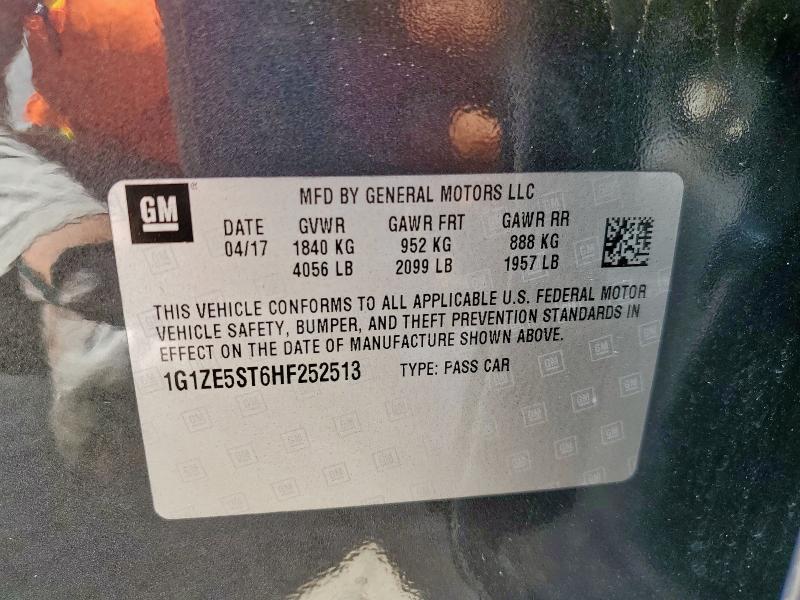 2017 CHEVROLET MALIBU LT - 1G1ZE5ST6HF252513