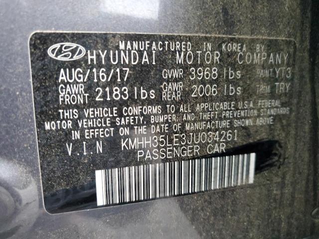 2018 HYUNDAI ELANTRA GT - KMHH35LE3JU034261