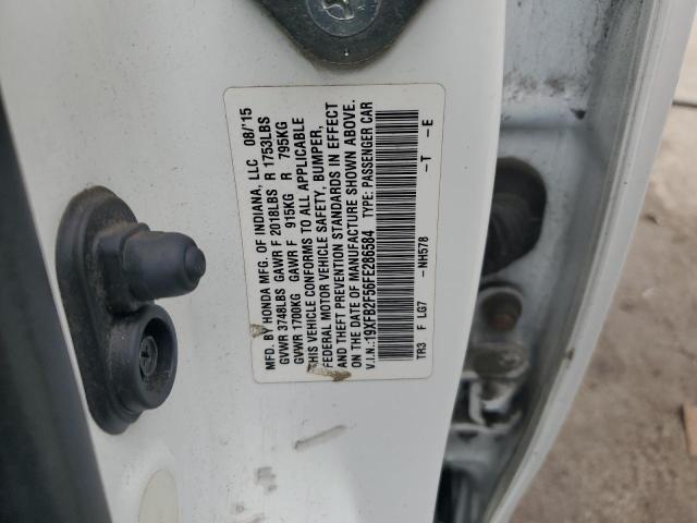2015 HONDA CIVIC LX 19XFB2F56FE286584