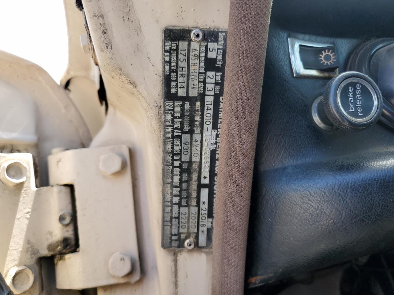 Lot #3215176608 1969 MERCEDES-BENZ 250