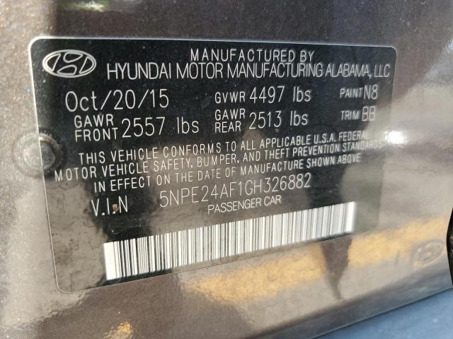 2016 HYUNDAI SONATA SE - 5NPE24AF1GH326882