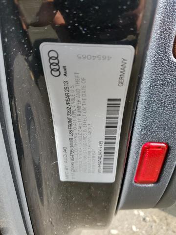 2018 AUDI A4 PREMIUM WAUENAF4XJN007739