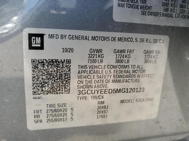 2021 CHEVROLET SILVERADO #3288546495