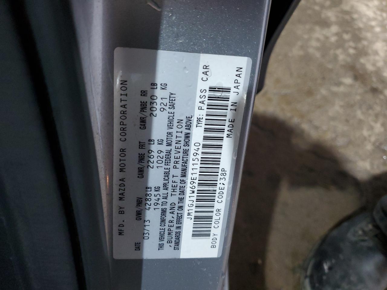 MAZDA 6 GRAND TOURING