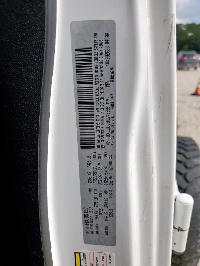 2017 JEEP WRANGLER U - 1C4BJWDG5HL742999