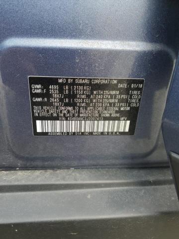 2018 SUBARU OUTBACK 2.5I LIMITED 4S4BSANC3J3307413