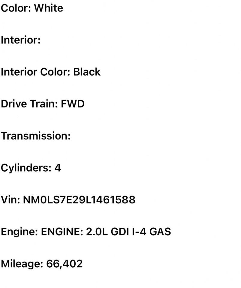 FORD TRANSIT CONNECT XL