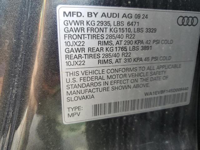 2025 AUDI Q8 PREMIUM WA1EVBF14SD009440
