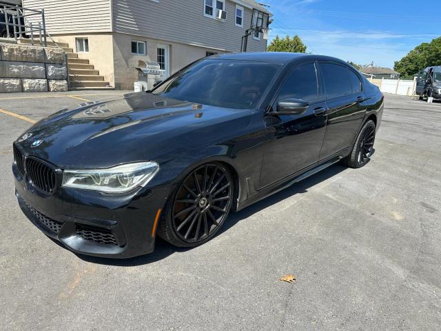 BMW 750 I 2016 black sedan 4d gas WBA7F0C54GGM20864 photo #1