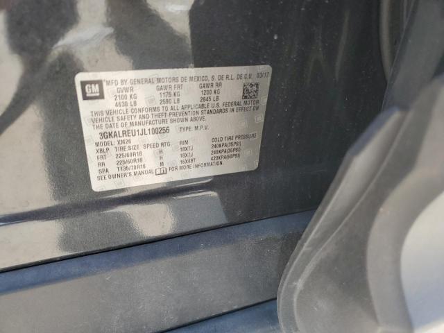 2018 GMC TERRAIN SL 3GKALREU1JL100256