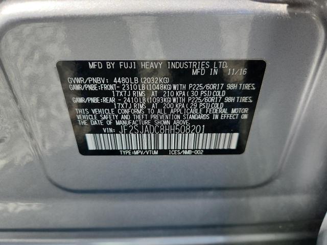 2017 SUBARU FORESTER 2.5I PREMIUM JF2SJADC8HH508201